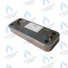 5686660 Теплообменник пластинчатый ГВС 10 пластин BAXI 24 кВт ECO ECO (COMPACT, 3, 3 COMPAT, FOUR, HOME, 4s, 5 COMPACT), FOURTECH в Новосибирске