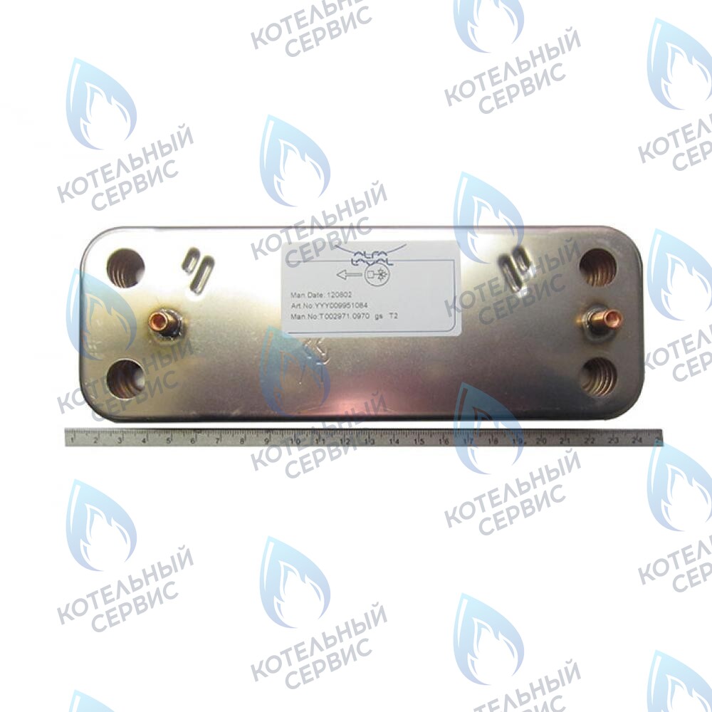 5686660 Теплообменник вторичный (10 пластин) 24кВт Eco. Compact 3. Four. Home, 4s, 5 Compact, Fortech BAXI в Новосибирске