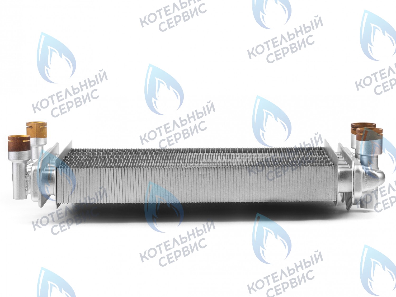 EB011-310 Теплообменник битермический 310мм 30кВт Gazlux Premium 30-T-1 (02-2003) в Новосибирске