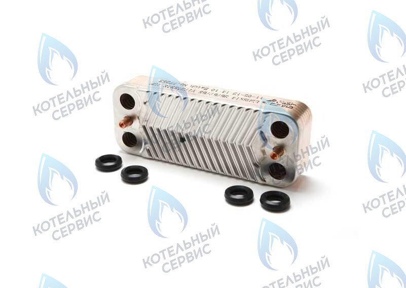 7829304 Пластинчатый теплообменник 14 пластин Viessmann Vitopend 100-W WH1D 30 кВт в Новосибирске