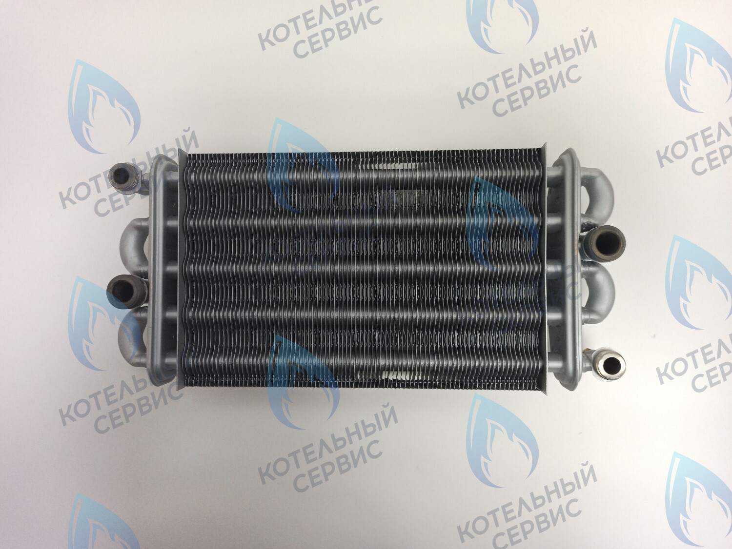 EB051-270-V Битермический теплообменник VALMEX FONDITAL, NOVA FLORIDA, ALPHATHERM,  PROTHERM (в комплекте есть заглушка для одного отверстия) 6SCAMBIM03, 0020025297 в Новосибирске