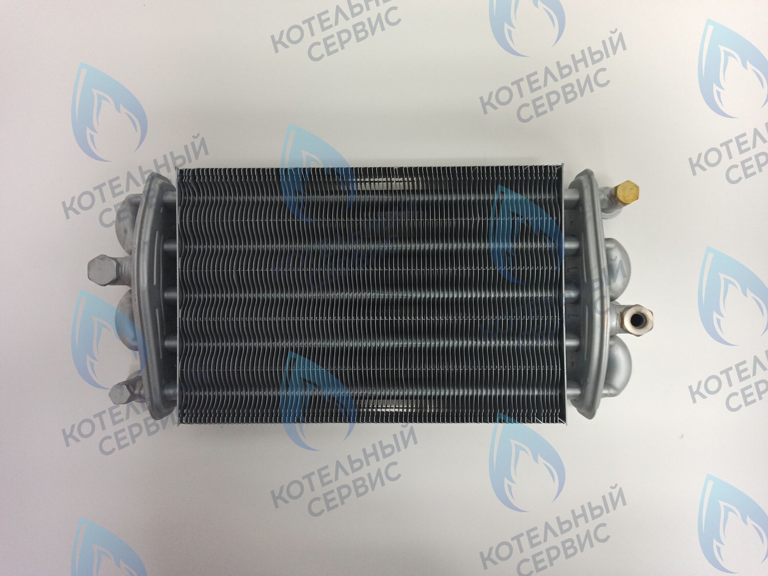 EB051-270-V Битермический теплообменник VALMEX FONDITAL, NOVA FLORIDA, ALPHATHERM,  PROTHERM (в комплекте есть заглушка для одного отверстия) 6SCAMBIM03, 0020025297 в Новосибирске