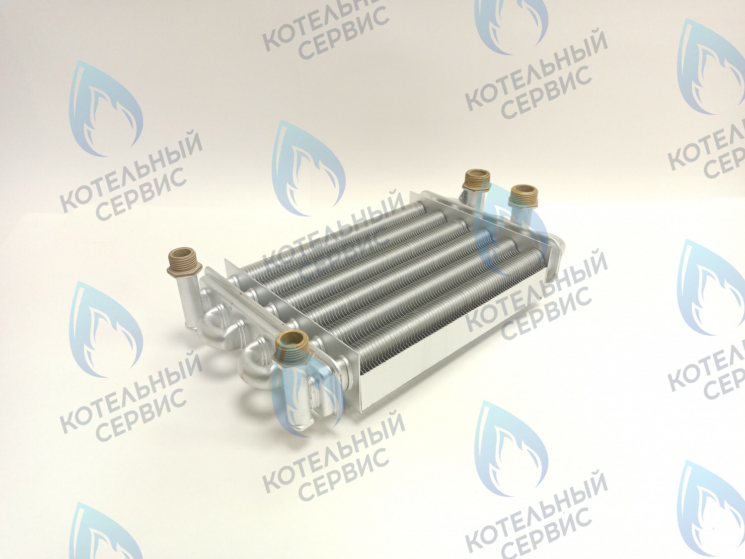 EB092-230 Теплообменник битермический 230 мм LEBERG 24ASF, ROCTERM TD-B24/TE-B24 (внимание, модель для бака сзади!), Oasis Eco BE-24, Olical 24 кВт, OLICAL F Series 24 KW в Новосибирске