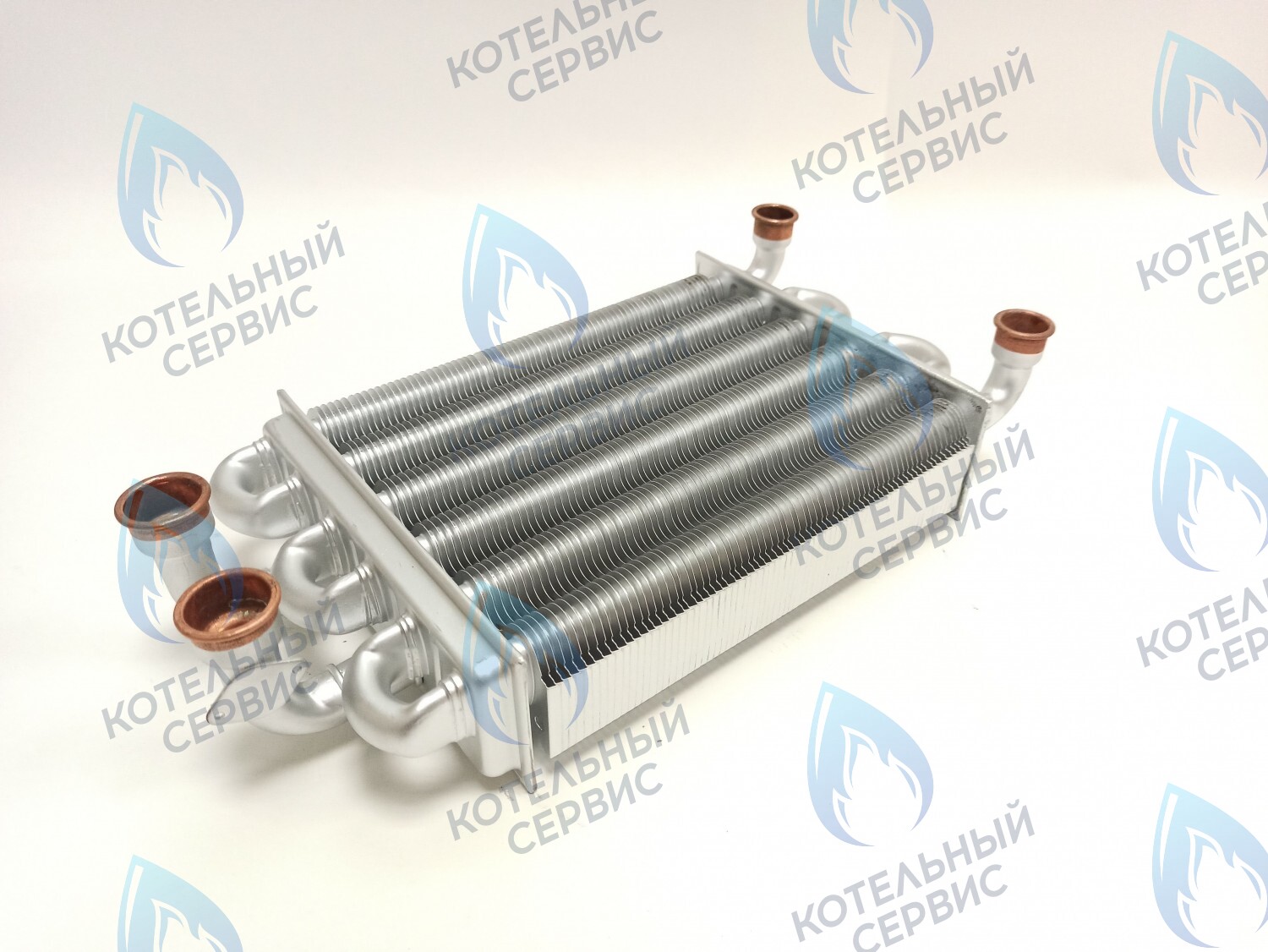 EB022-225 Теплообменник битермический BAXI/WESTEN Main Four 18, Quasar D24F 5700520 (225mm) в Новосибирске