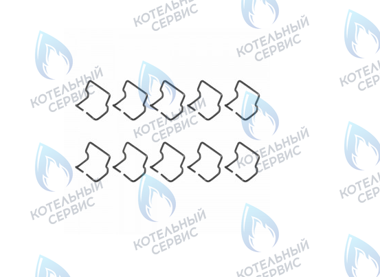 0020029605 Скоба, камера разряжения (комплект 10шт) VAILLANT в Новосибирске