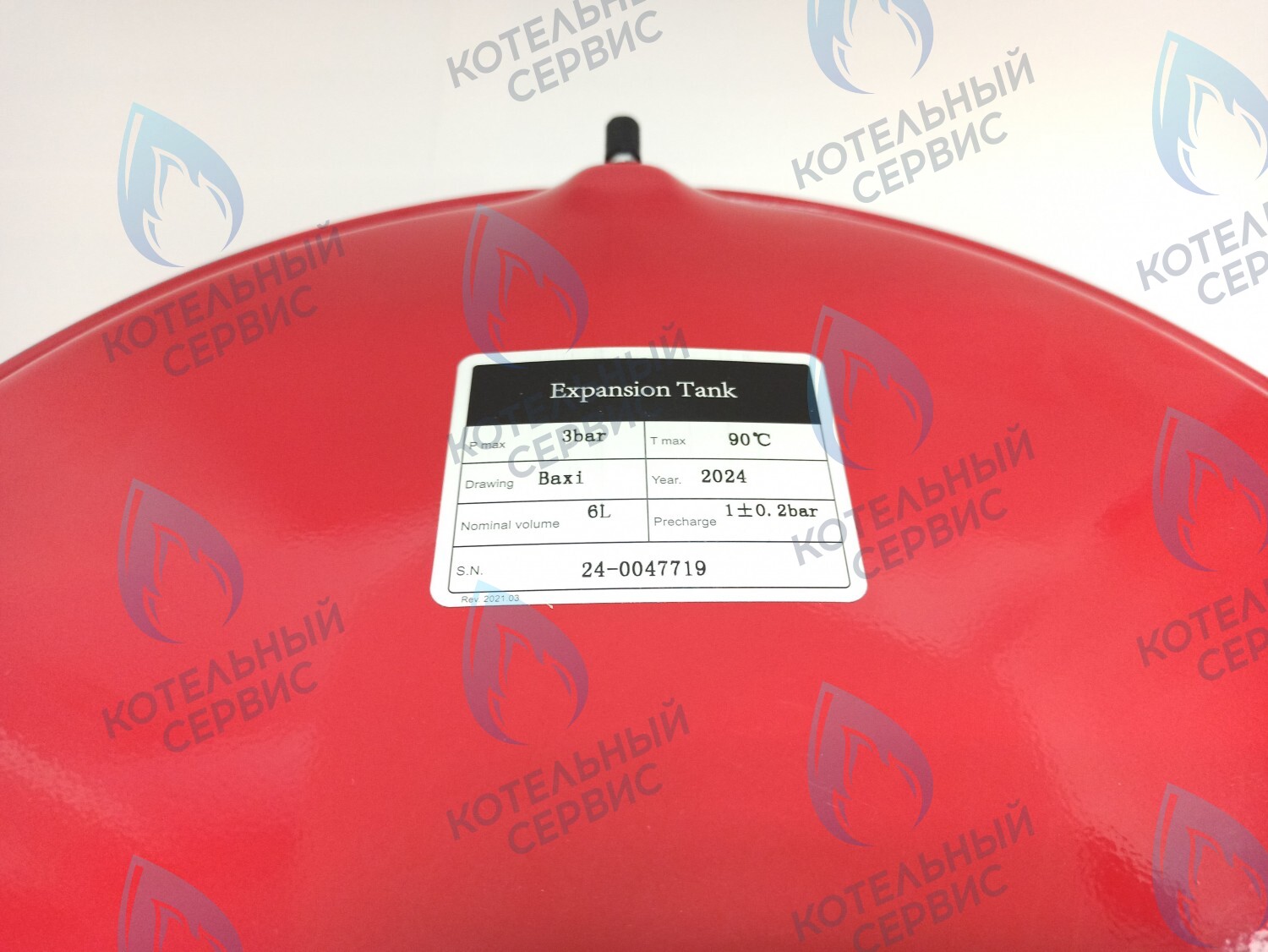 ET003-06L-WR Расширительный бак 6л. BAXI (5693920, 5695231, 200025380, YYY005695231) в Новосибирске