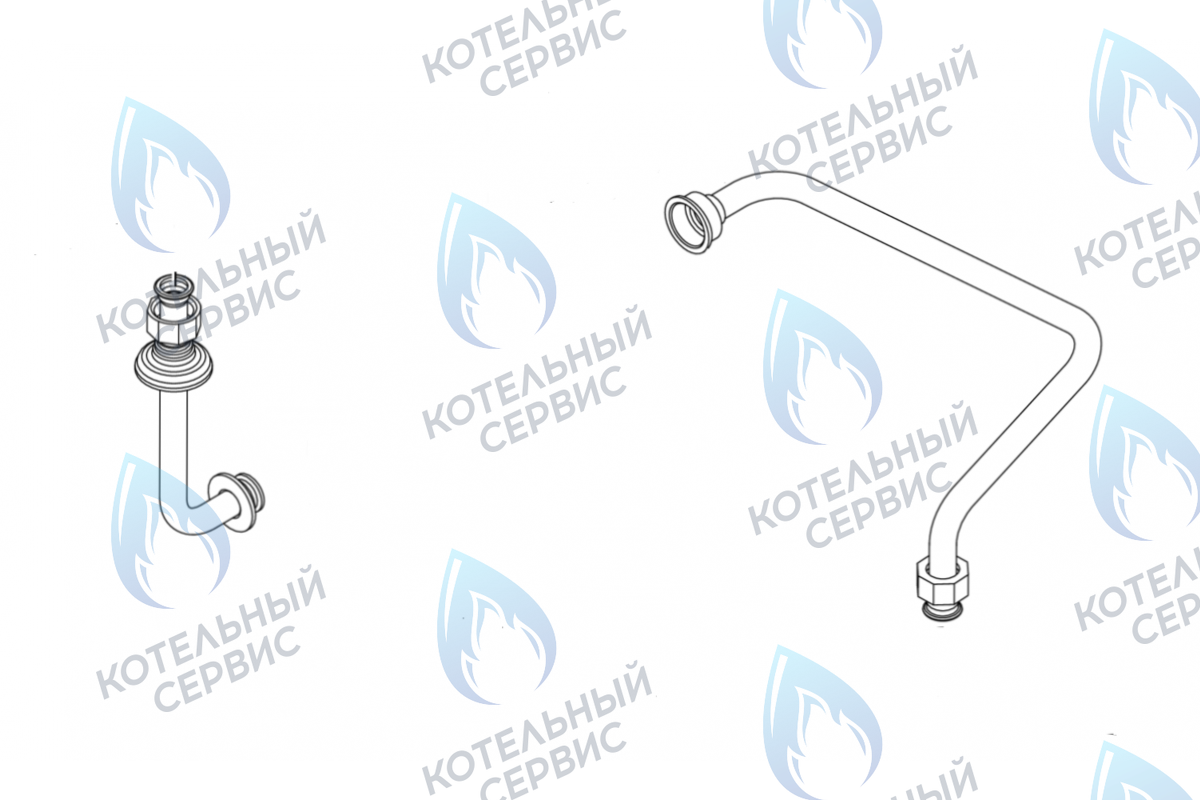 87160120790 Подводящая трубка BOSCH в Новосибирске