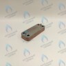 ES190P-160-12F-CH Теплообменник ГВС вторичный 12 пластин Thermex Xantus (19035015), Baltgaz Turbo (28891) в Новосибирске