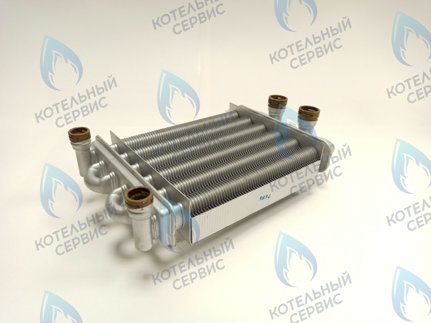 EB012-200-02 Теплообменник битермический 198мм ROC, GAZECO 18-T1/C1 (с 05.2016) в Новосибирске